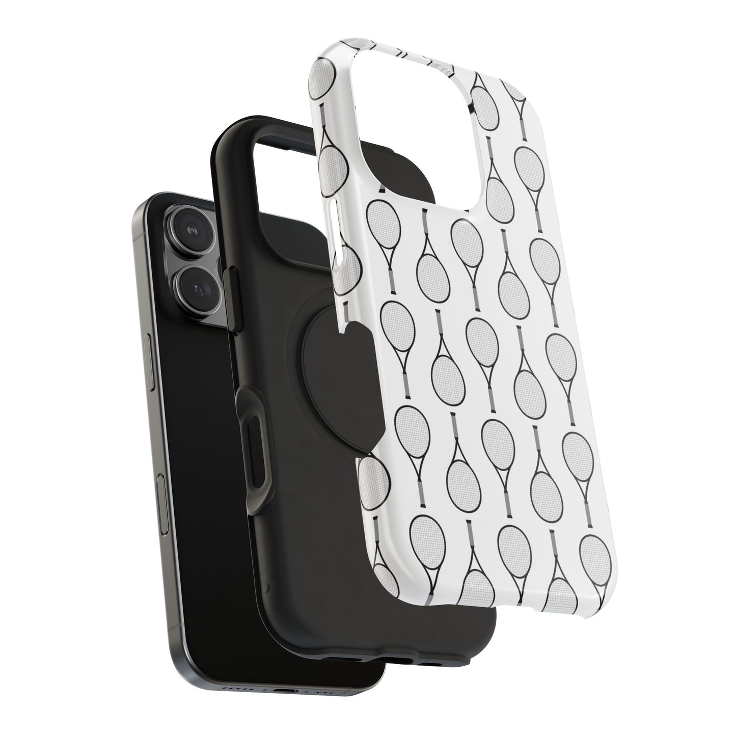 Impact-Resistant Phone Case- Tennis Racquets