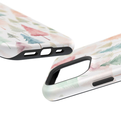 Watercolor Christmas Trees Impact-Resistant Phone Case