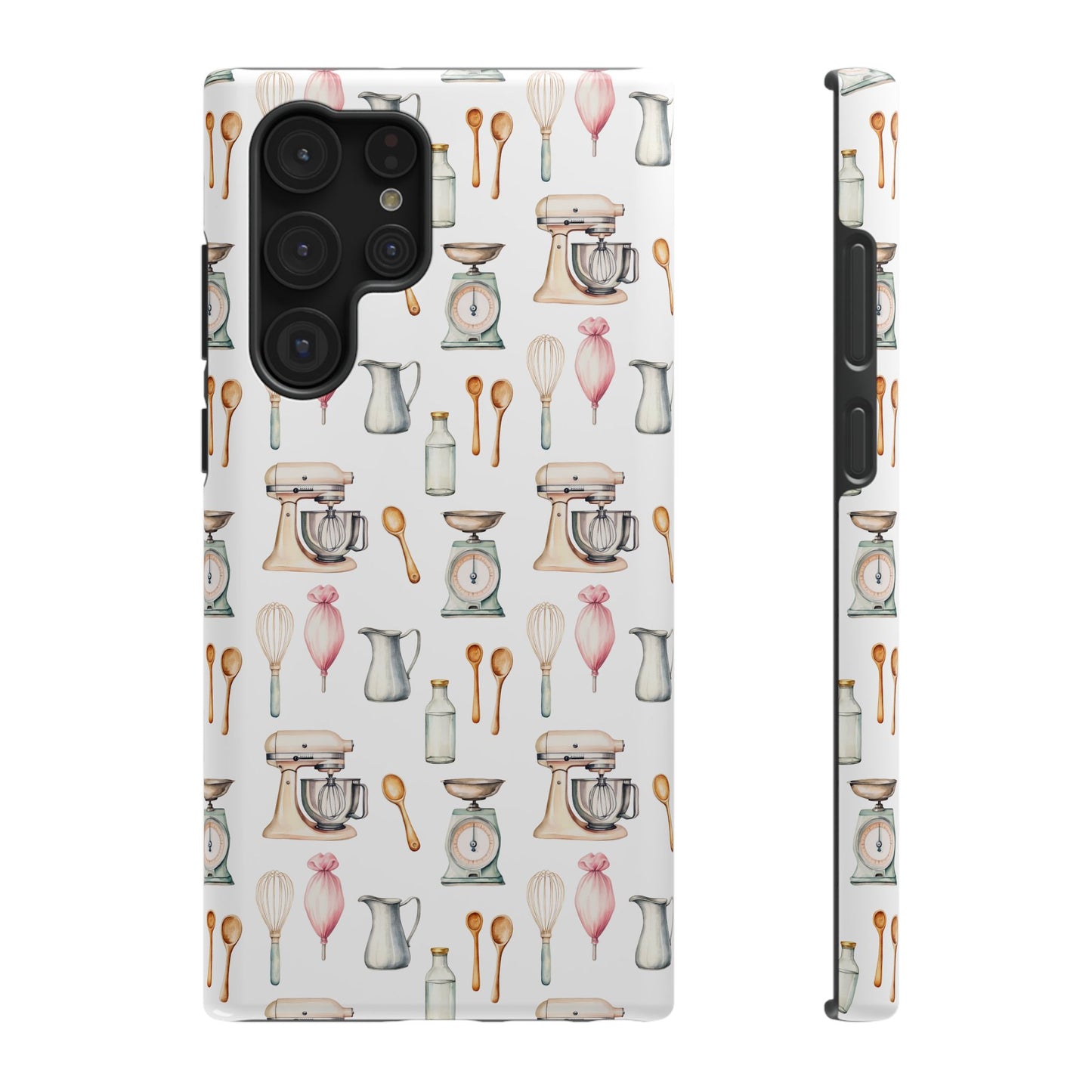 Impact-Resistant Phone Case- Watercolor Baker