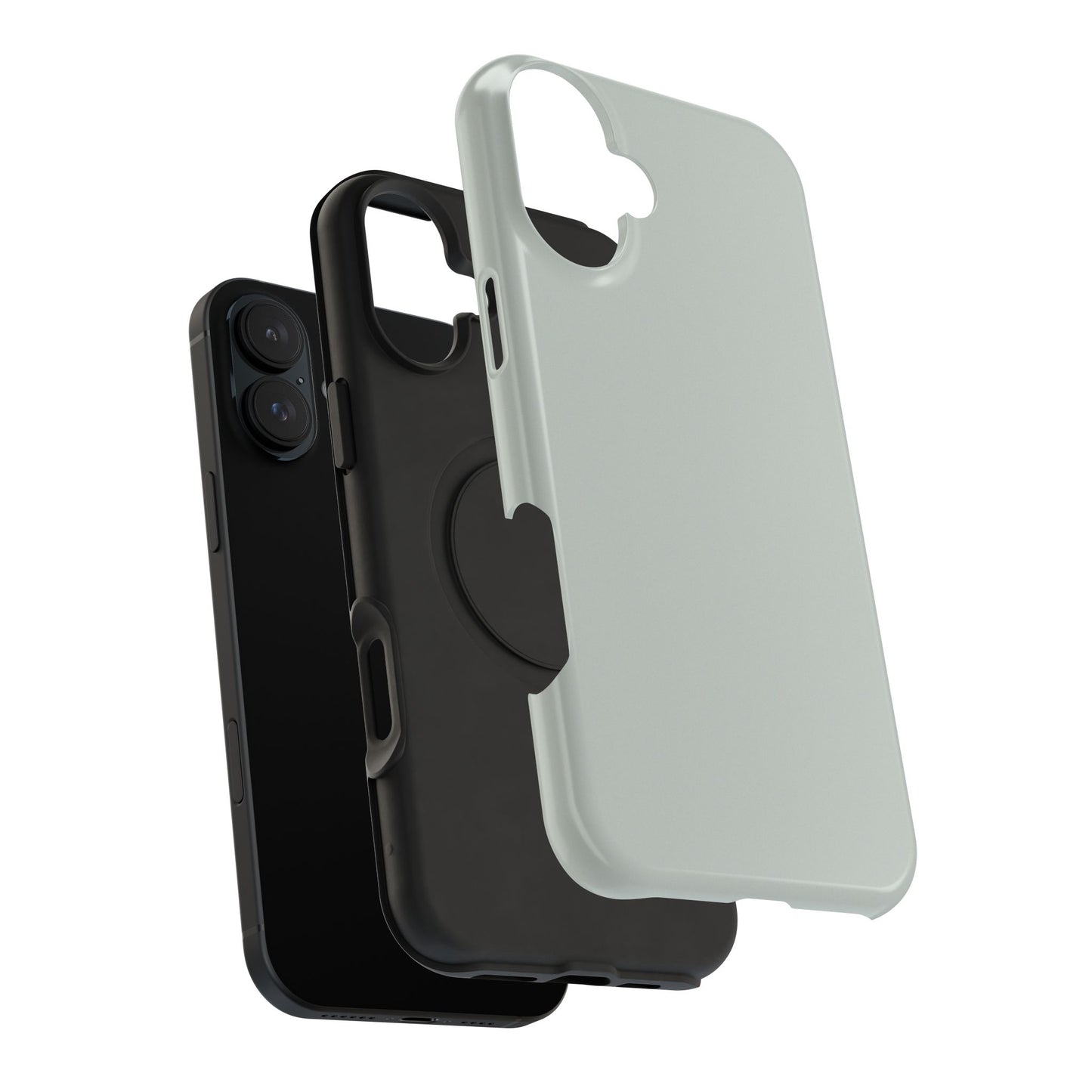 Impact-Resistant Phone Case -Neutral Green