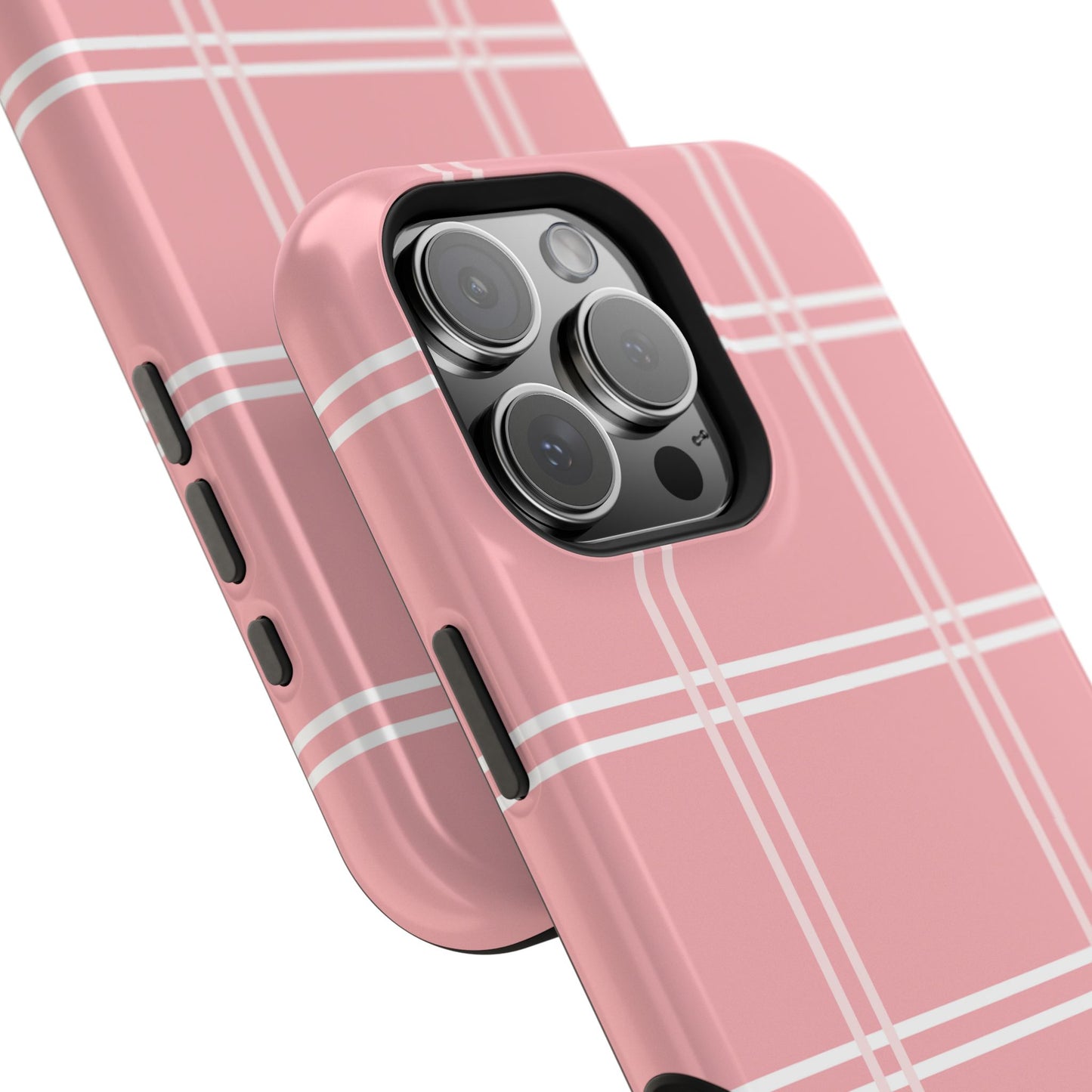 Impact-Resistant Phone Case -Girly Plaid