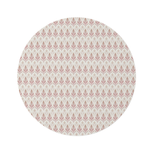 Round Rug Baby Boho Pink