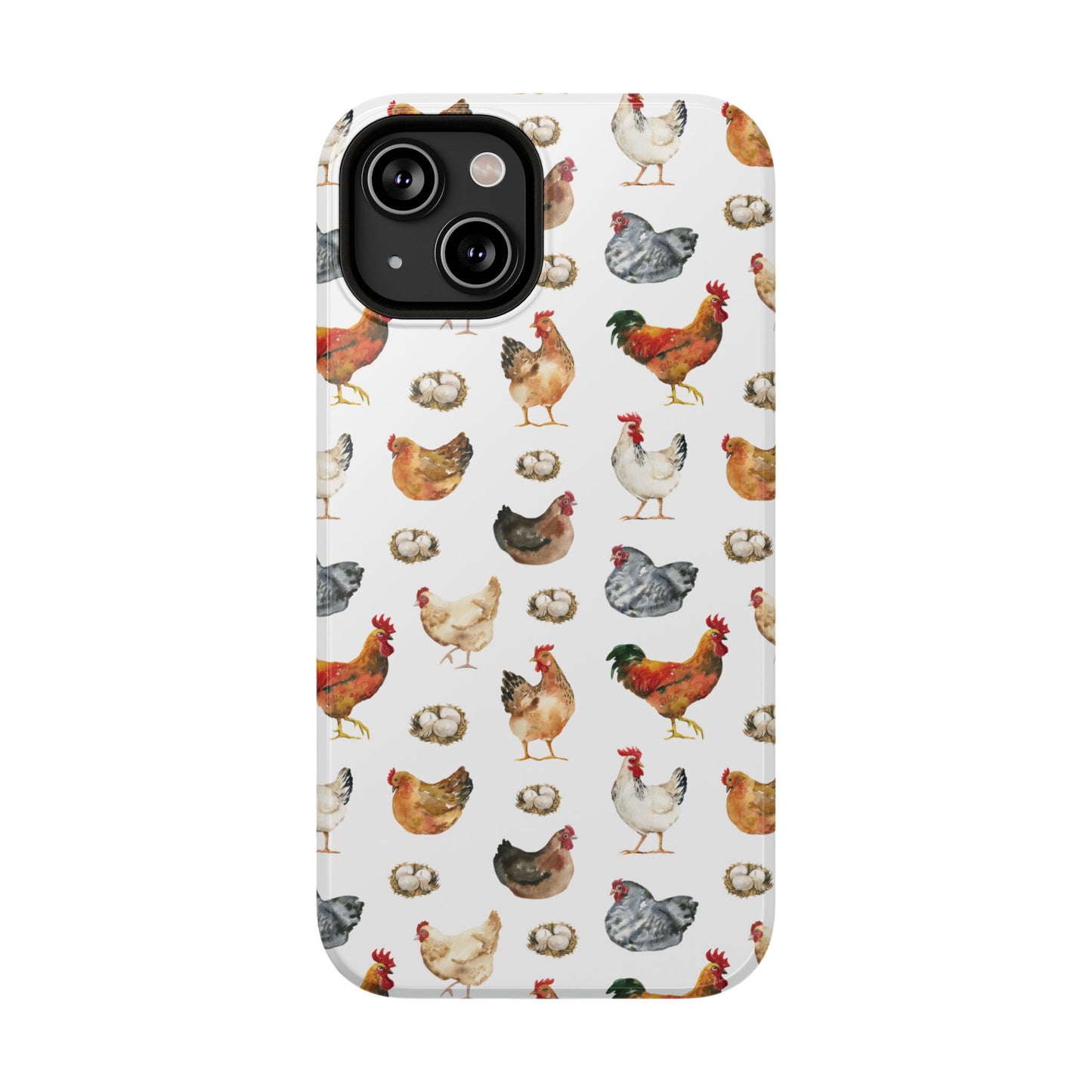 Impact-Resistant Phone Case - Chicken Love