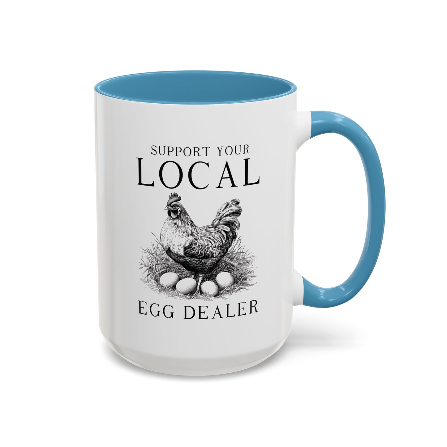 Accent Coffee Mug (11, 15oz)- Egg Dealer