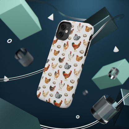 Impact-Resistant Phone Case - Chicken Love