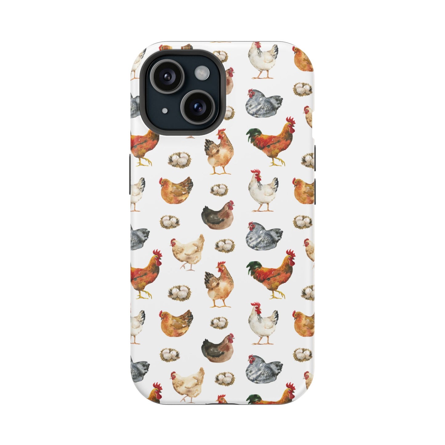 Impact-Resistant Phone Case - Chicken Love