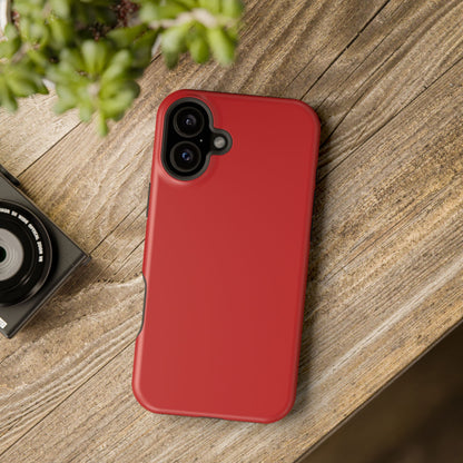 Impact-Resistant Phone Case - Lipstick Red