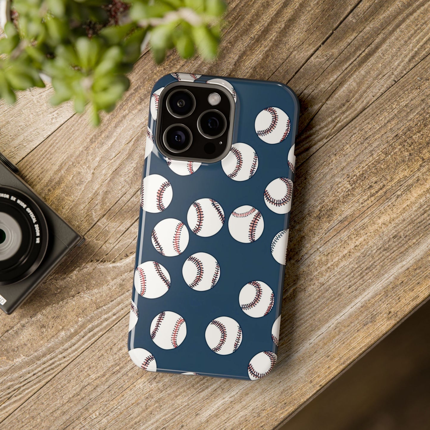 Impact-Resistant Phone Case - Baseball