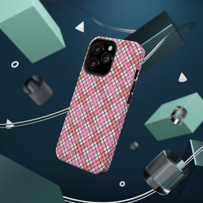 Impact-Resistant Phone Case - Valentine Plaid