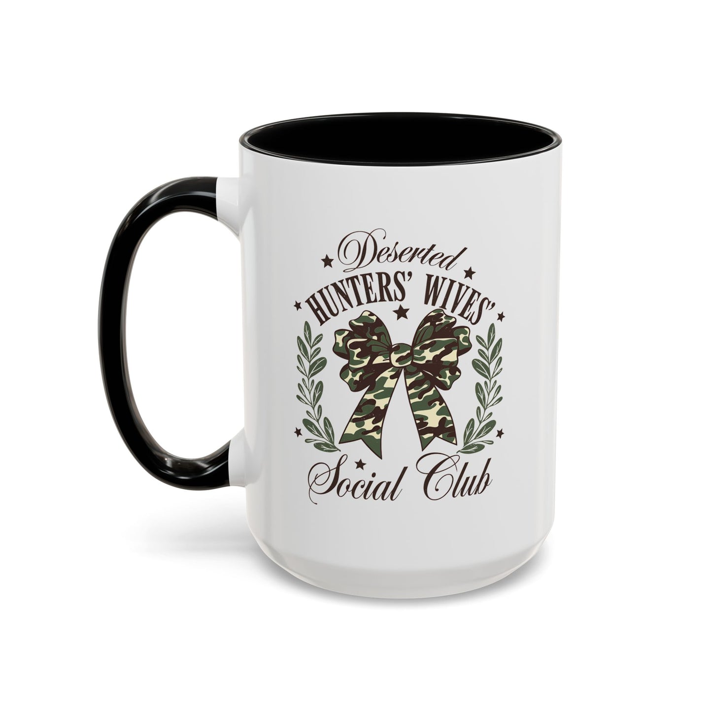 Accent Coffee Mug- Deserted Hunter's Wife Social Club