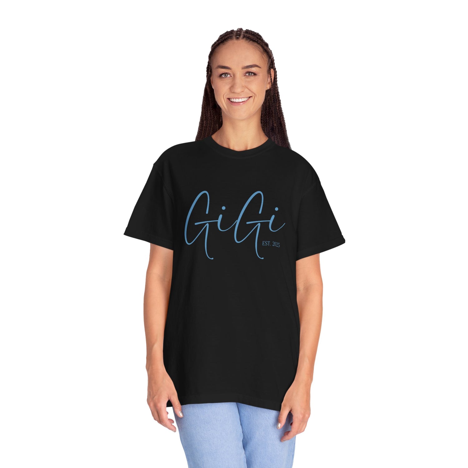 GiGi Est 2025 Garment-Dyed Shirt Blue