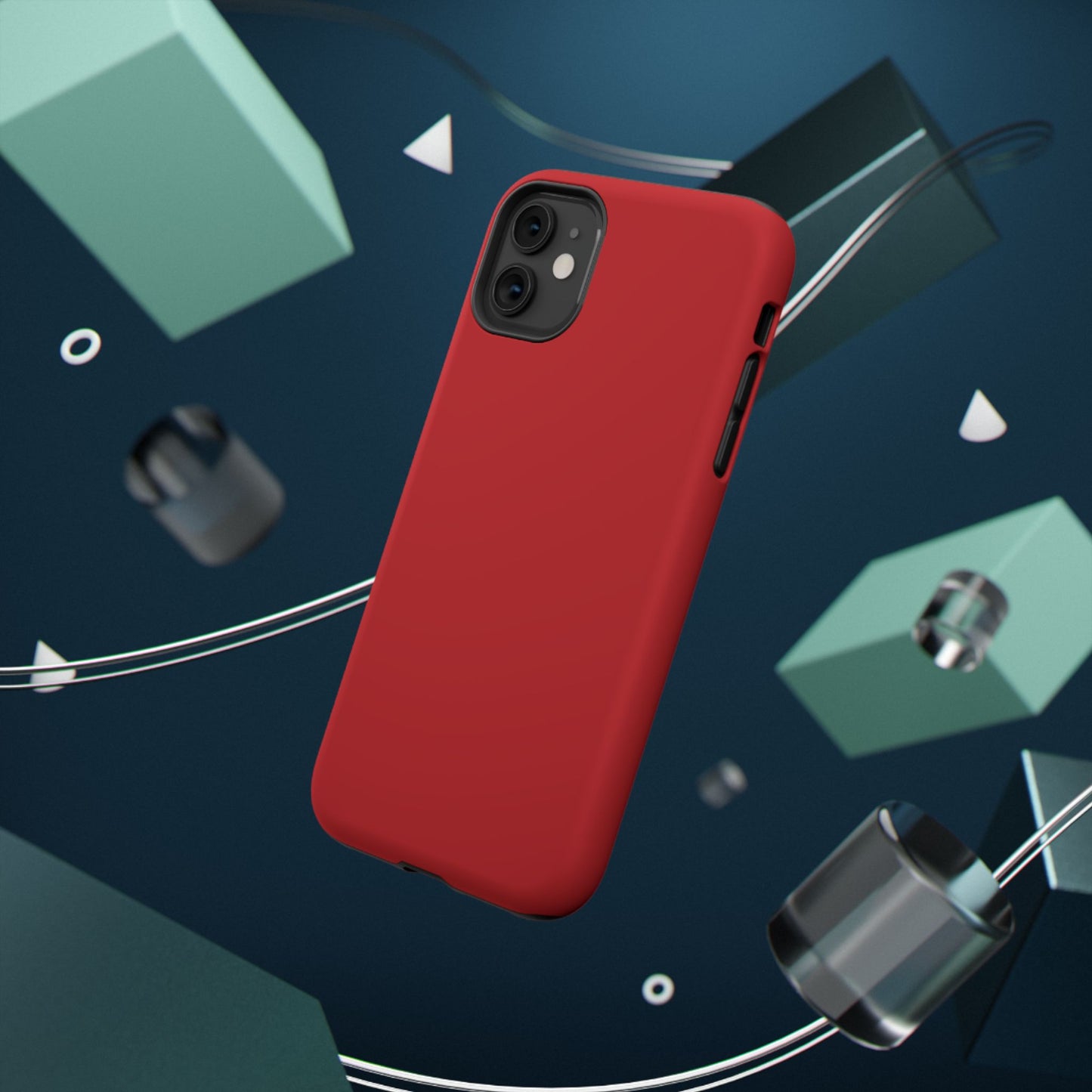 Impact-Resistant Phone Case - Lipstick Red