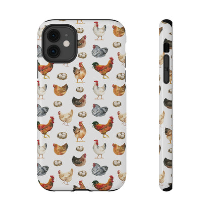 Impact-Resistant Phone Case - Chicken Love