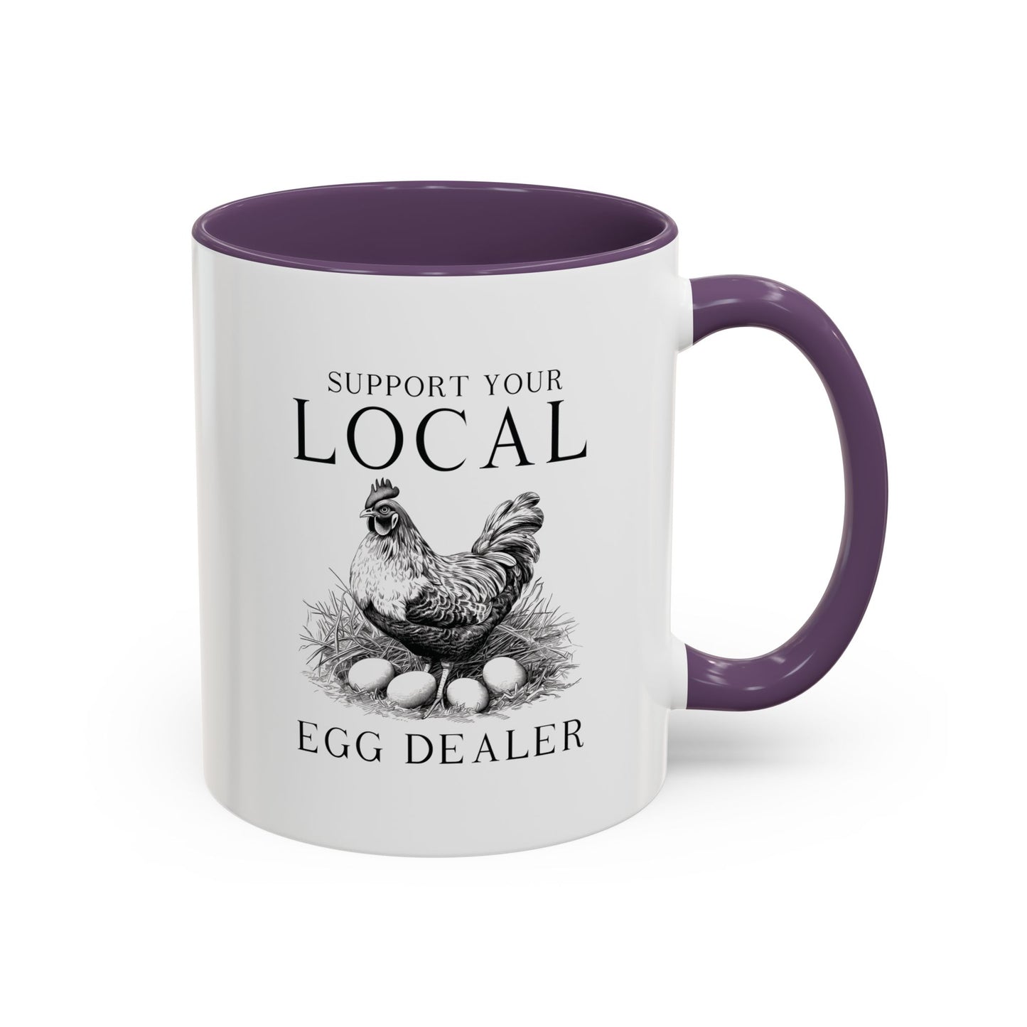 Accent Coffee Mug (11, 15oz)- Egg Dealer