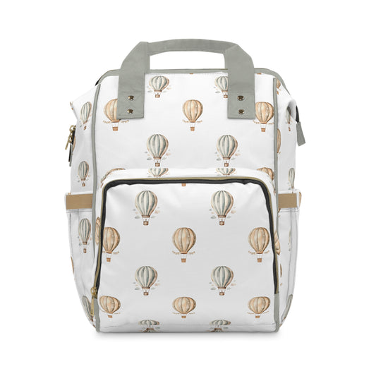 Neutral Hot Air Balloons Multifunctional Diaper Backpack