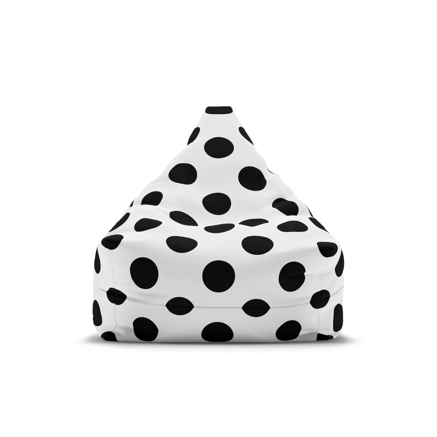 Black and White Polka Dot Bean Bag Chair Cover