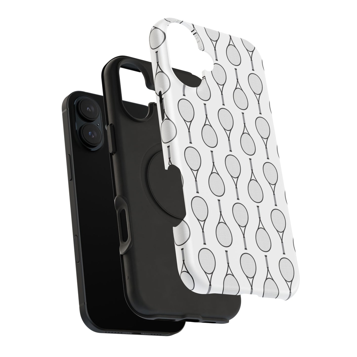 Impact-Resistant Phone Case- Tennis Racquets