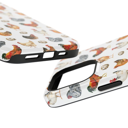 Impact-Resistant Phone Case - Chicken Love