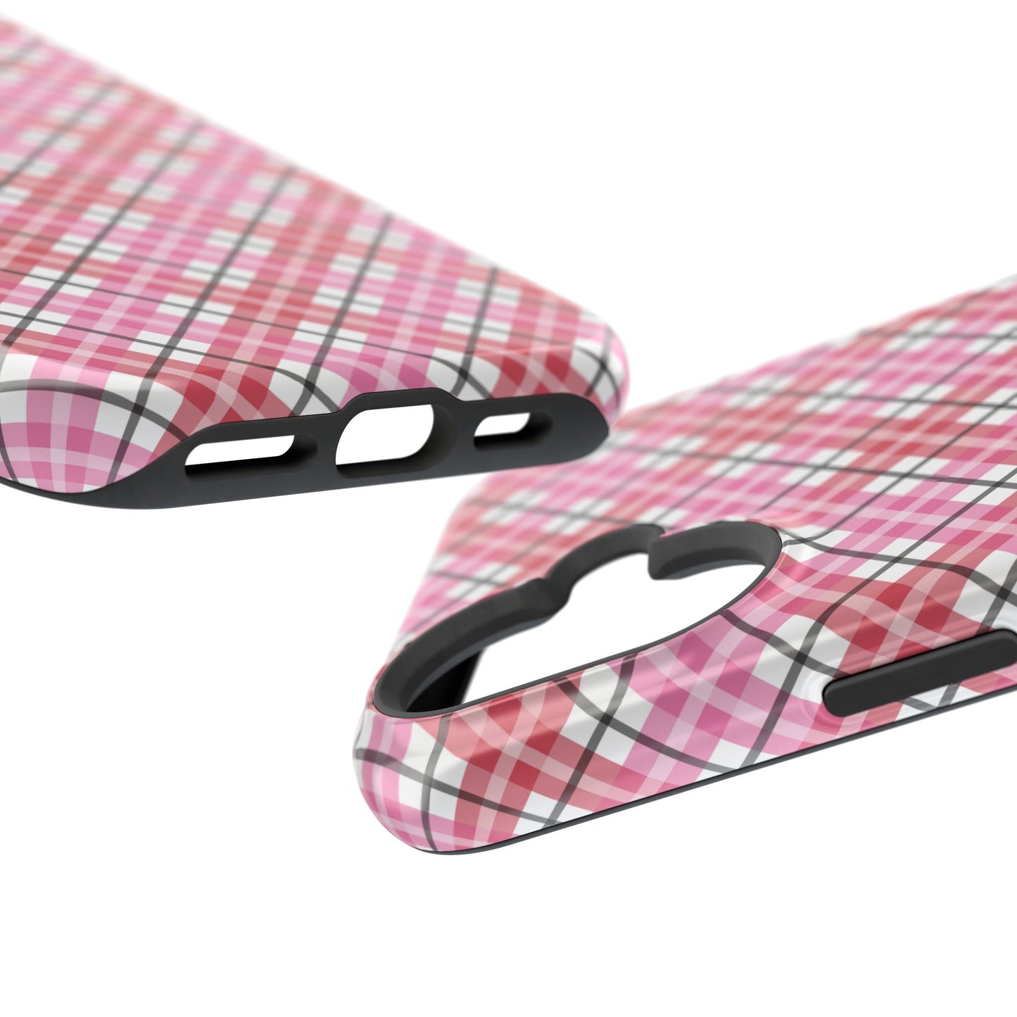 Impact-Resistant Phone Case - Valentine Plaid