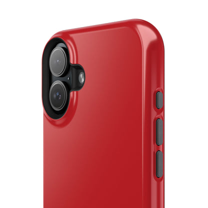 Impact-Resistant Phone Case - Lipstick Red