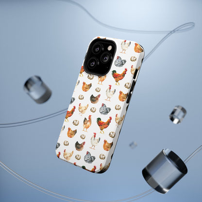 Impact-Resistant Phone Case - Chicken Love