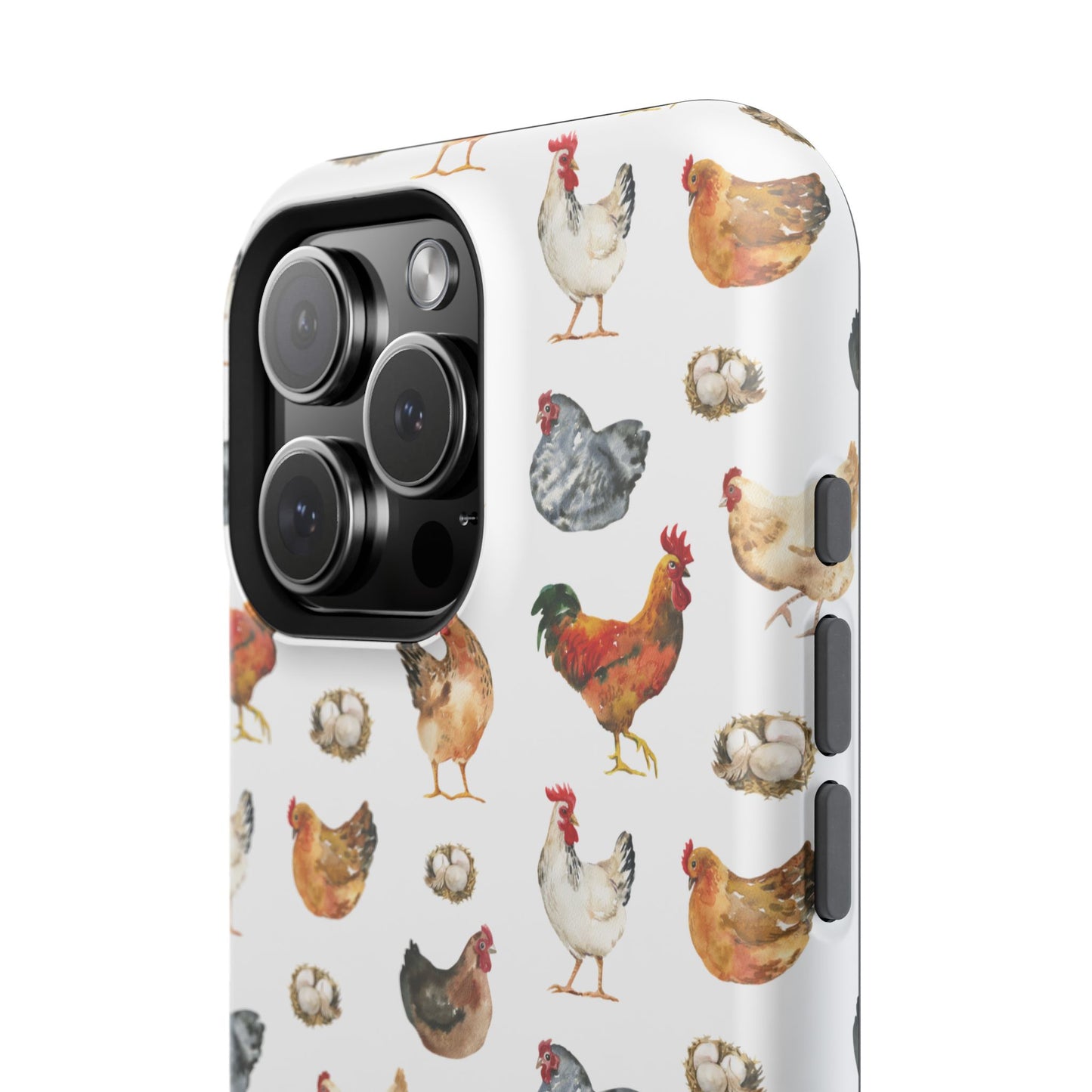 Impact-Resistant Phone Case - Chicken Love