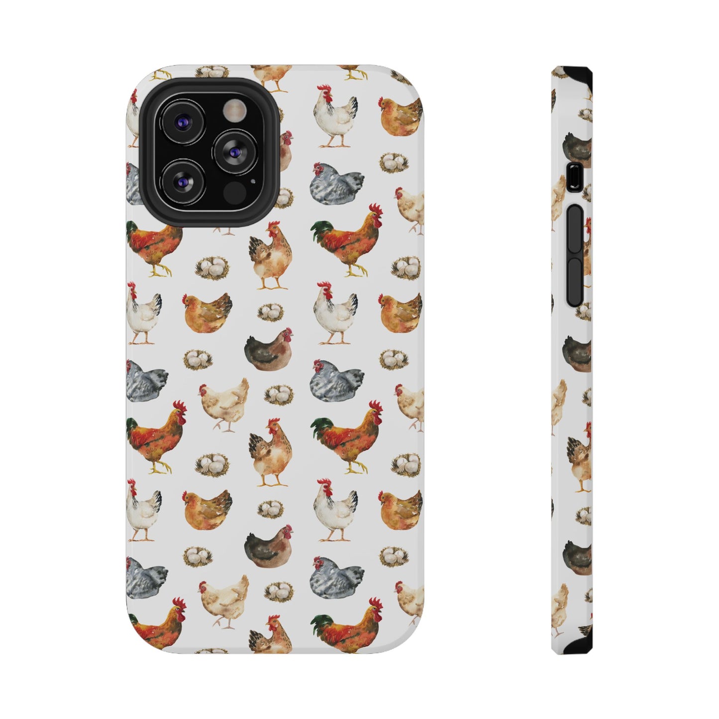 Impact-Resistant Phone Case - Chicken Love