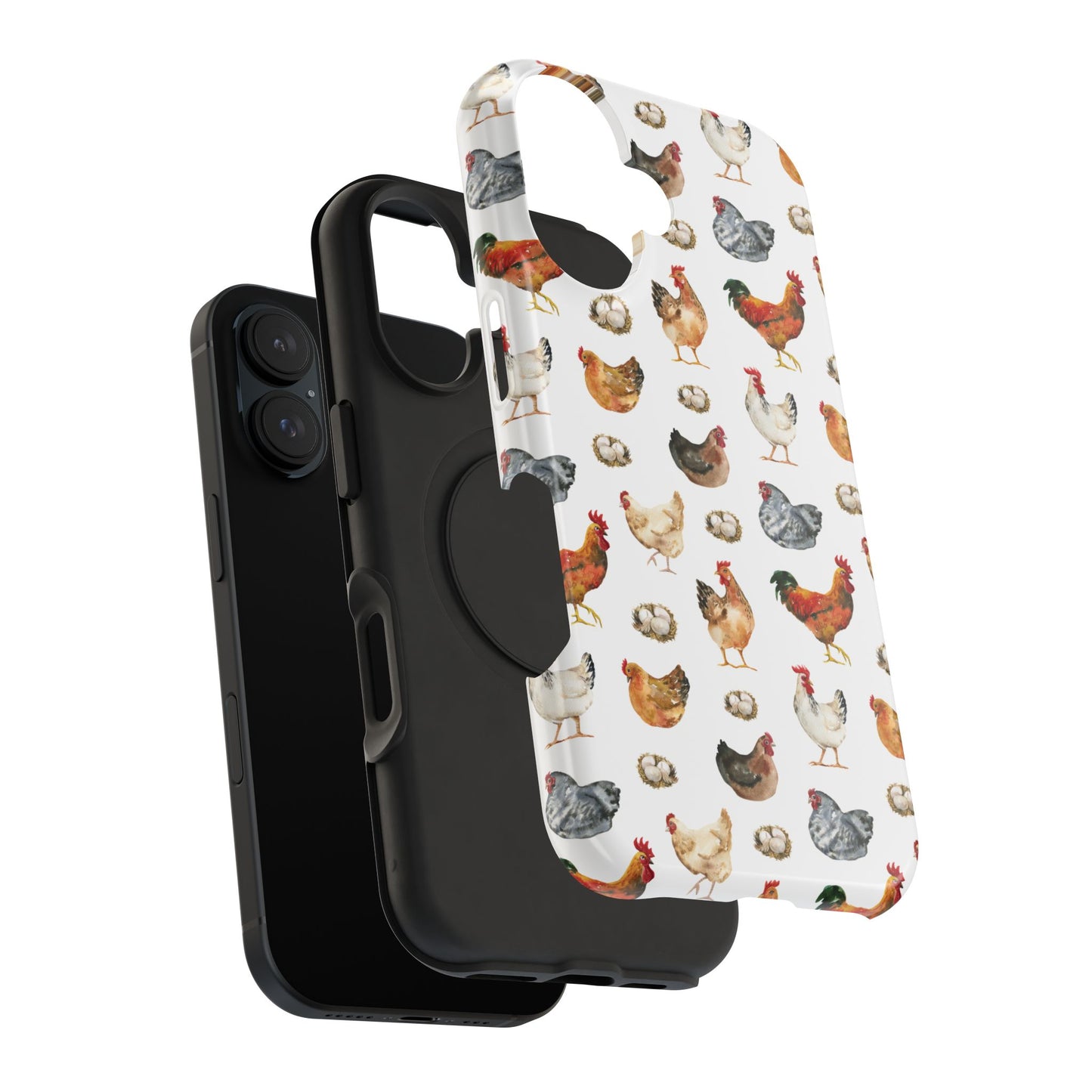 Impact-Resistant Phone Case - Chicken Love