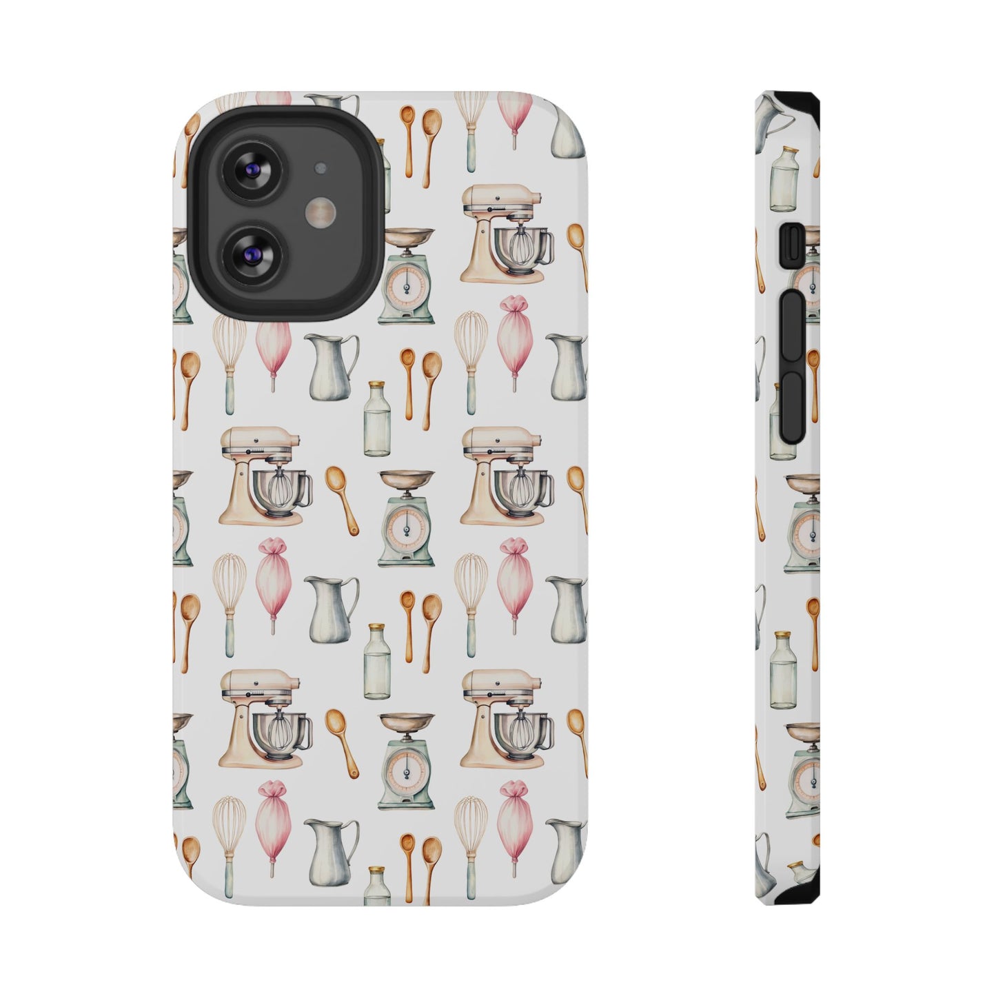 Impact-Resistant Phone Case- Watercolor Baker