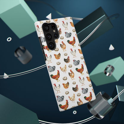 Impact-Resistant Phone Case - Chicken Love