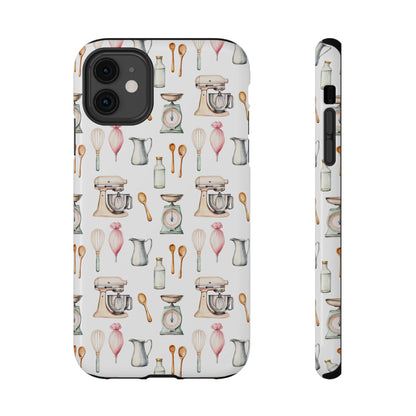 Impact-Resistant Phone Case- Watercolor Baker