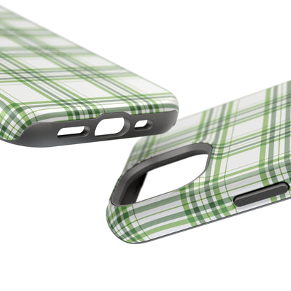 Impact-Resistant Phone Case -St. Patrick's Day Plaid