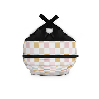 Backpack- Pastel Checkerboard