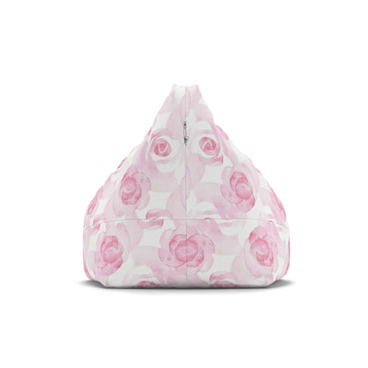 Watercolor Roses Bean Bag Chair Cover