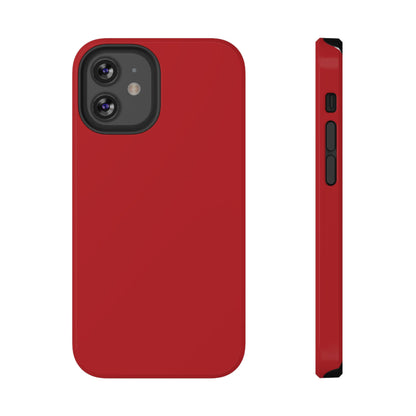 Impact-Resistant Phone Case - Lipstick Red