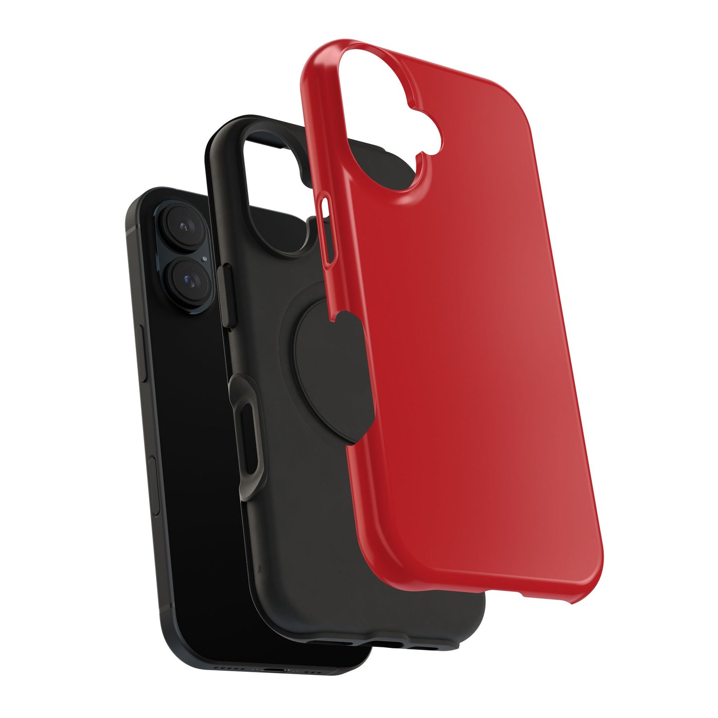 Impact-Resistant Phone Case - Lipstick Red