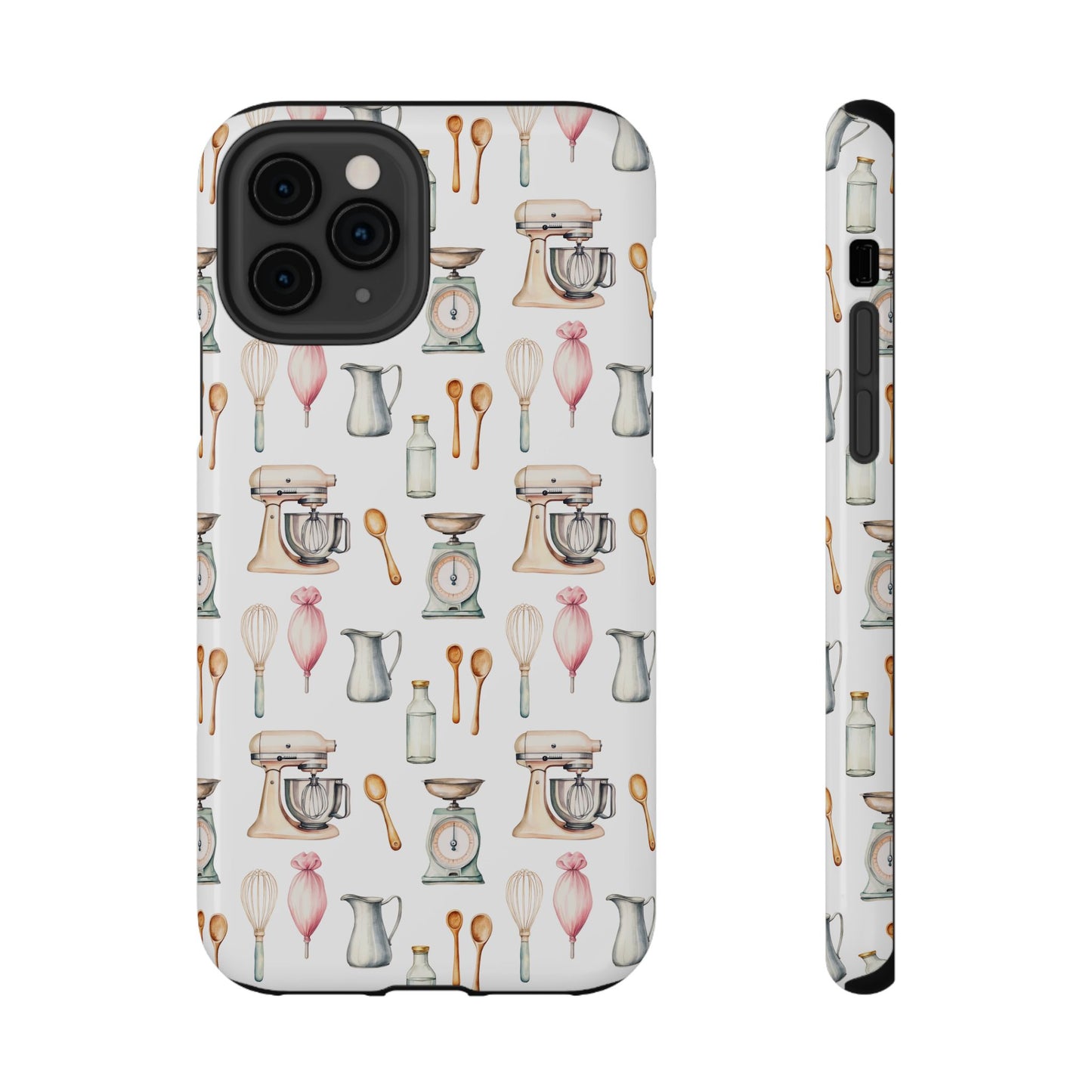 Impact-Resistant Phone Case- Watercolor Baker