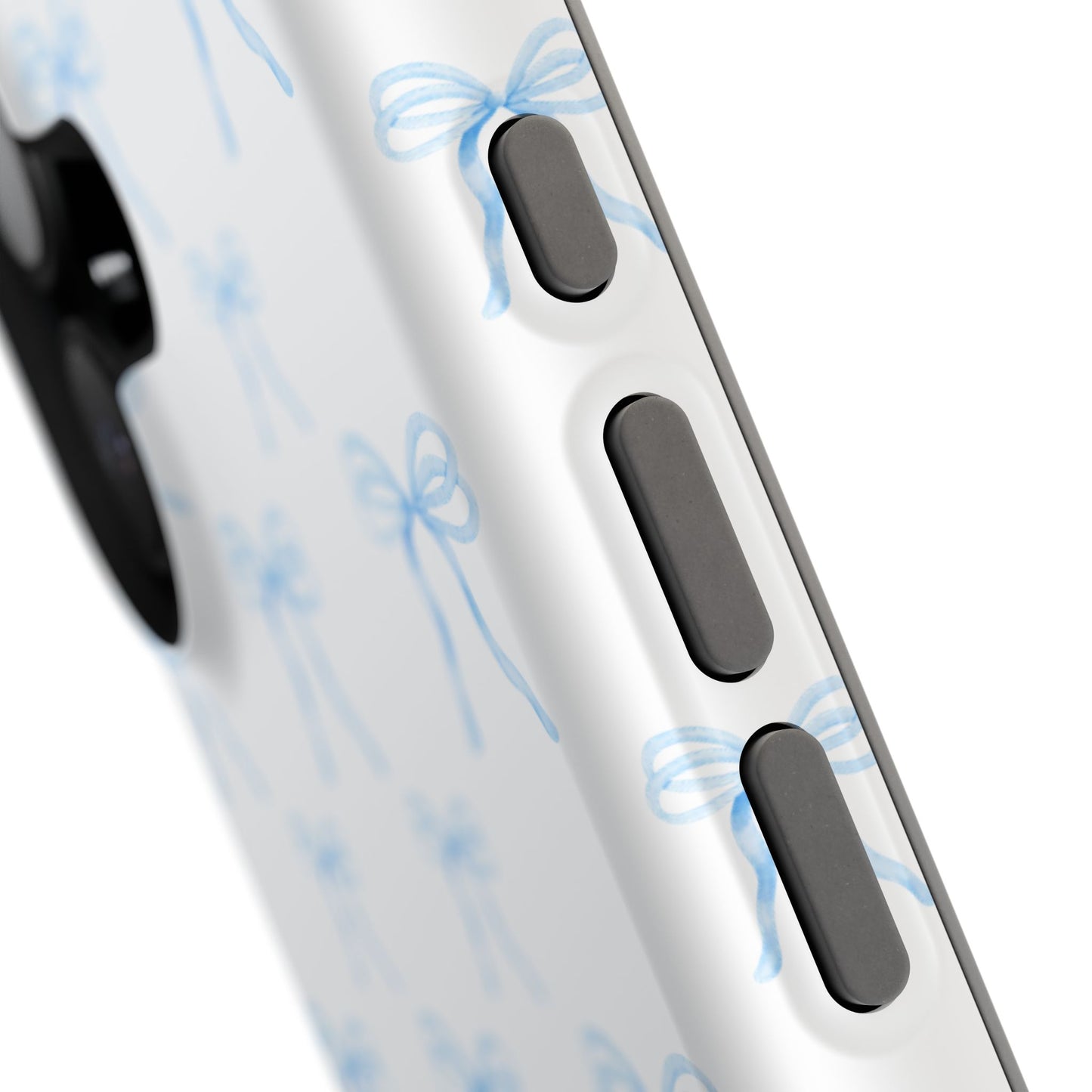 Coquette Blue Bows Impact-Resistant Phone Cases