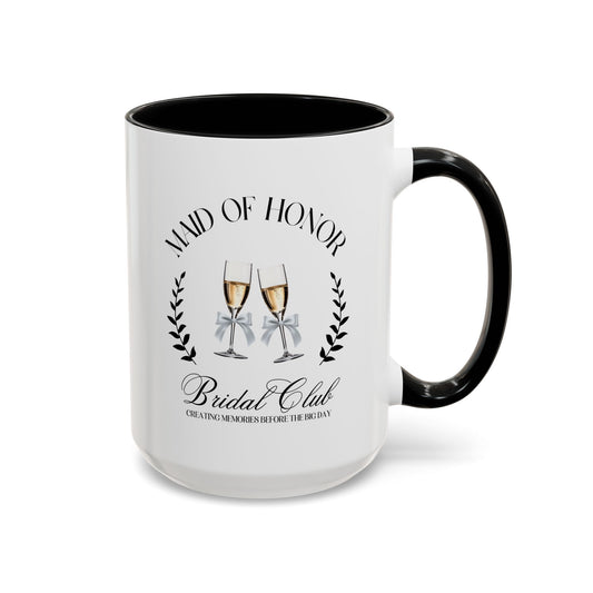 Accent Coffee Mug (11, 15oz)- Wedding Party Maid of Honor