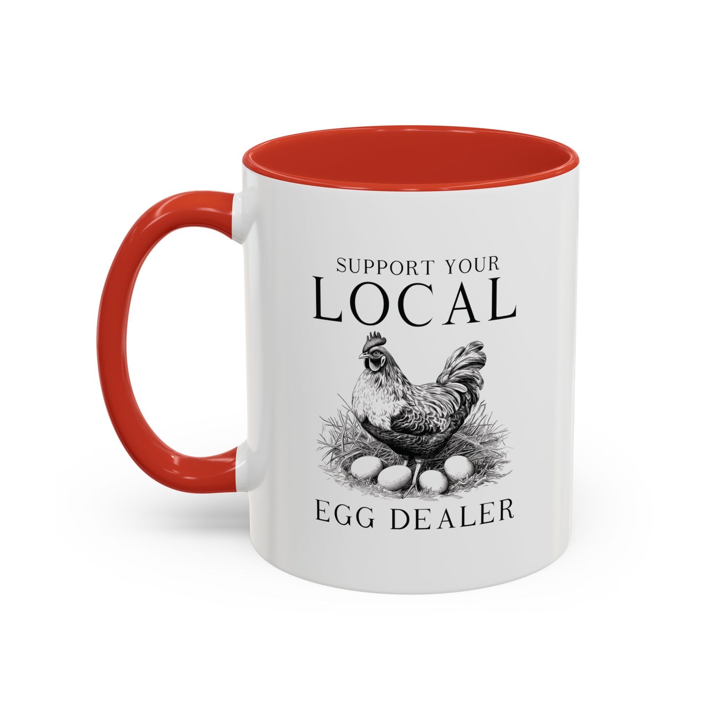 Accent Coffee Mug (11, 15oz)- Egg Dealer