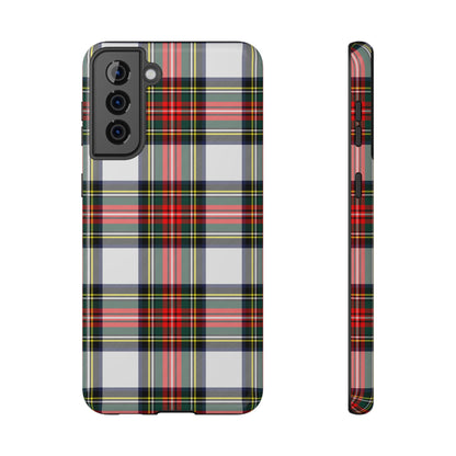 Christmas Holiday Tartan Plaid Impact-Resistant Phone Case, Holiday Phone Case, Fashion Phone Case, iPhone, Samsung Case