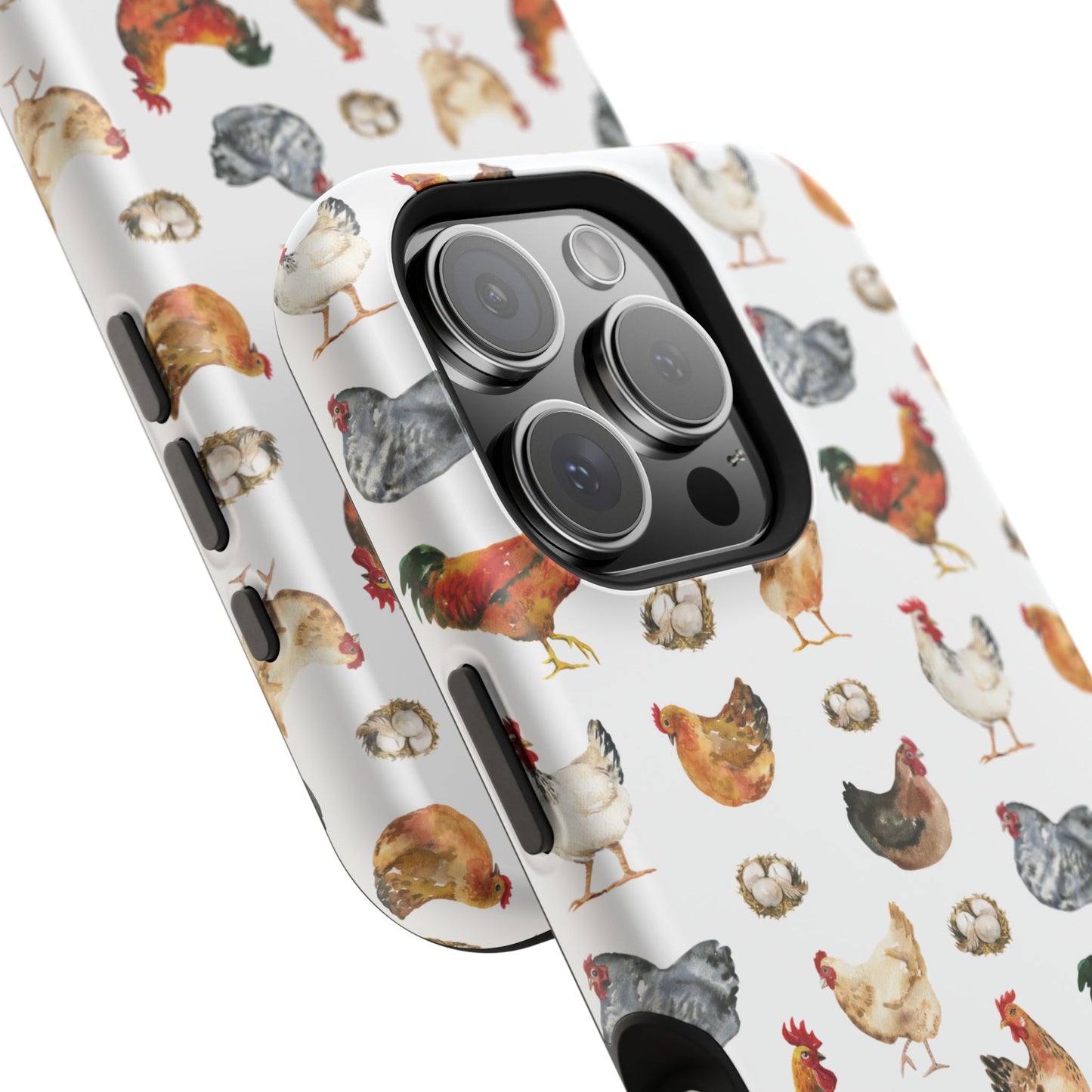 Impact-Resistant Phone Case - Chicken Love