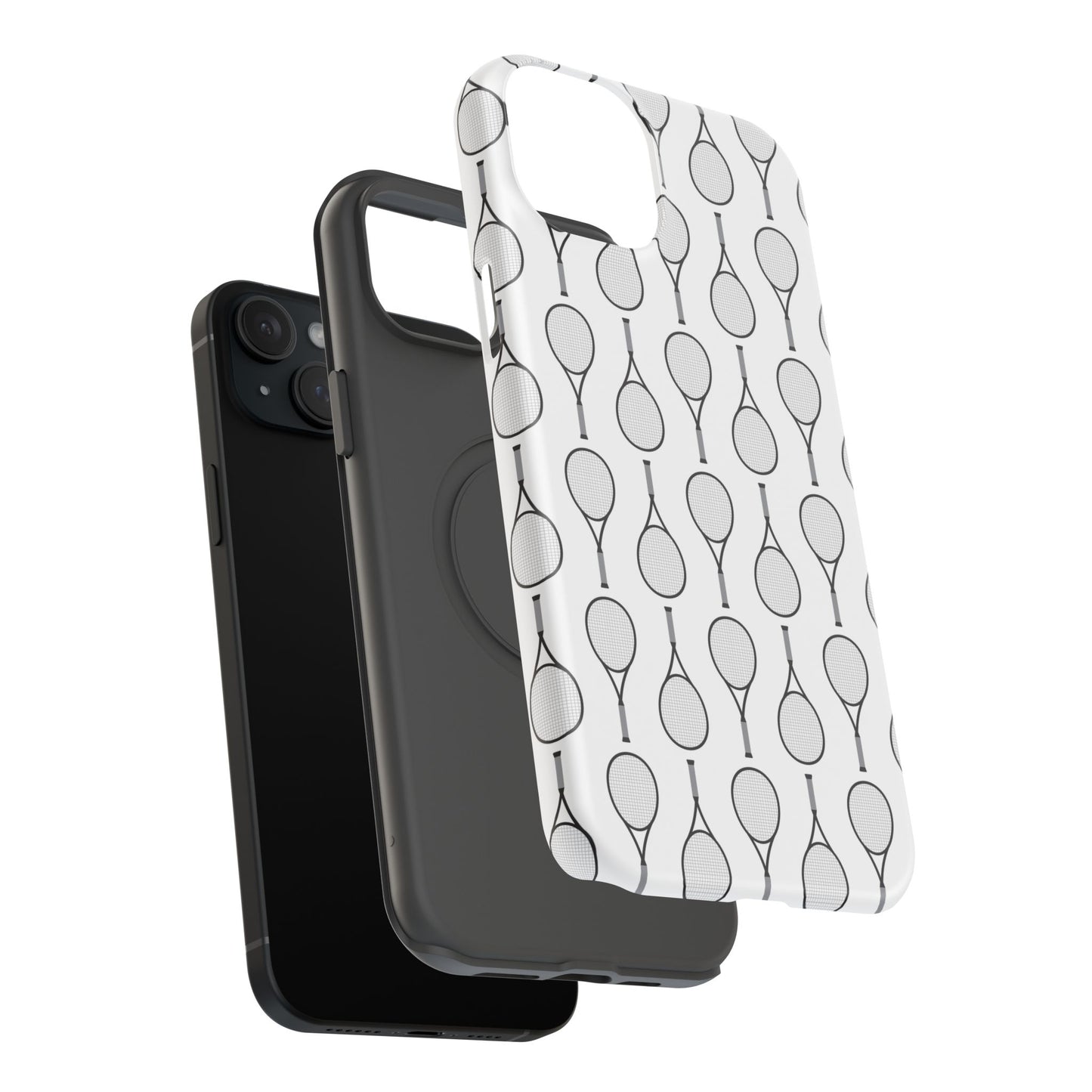 Impact-Resistant Phone Case- Tennis Racquets