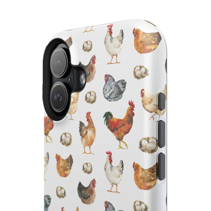 Impact-Resistant Phone Case - Chicken Love