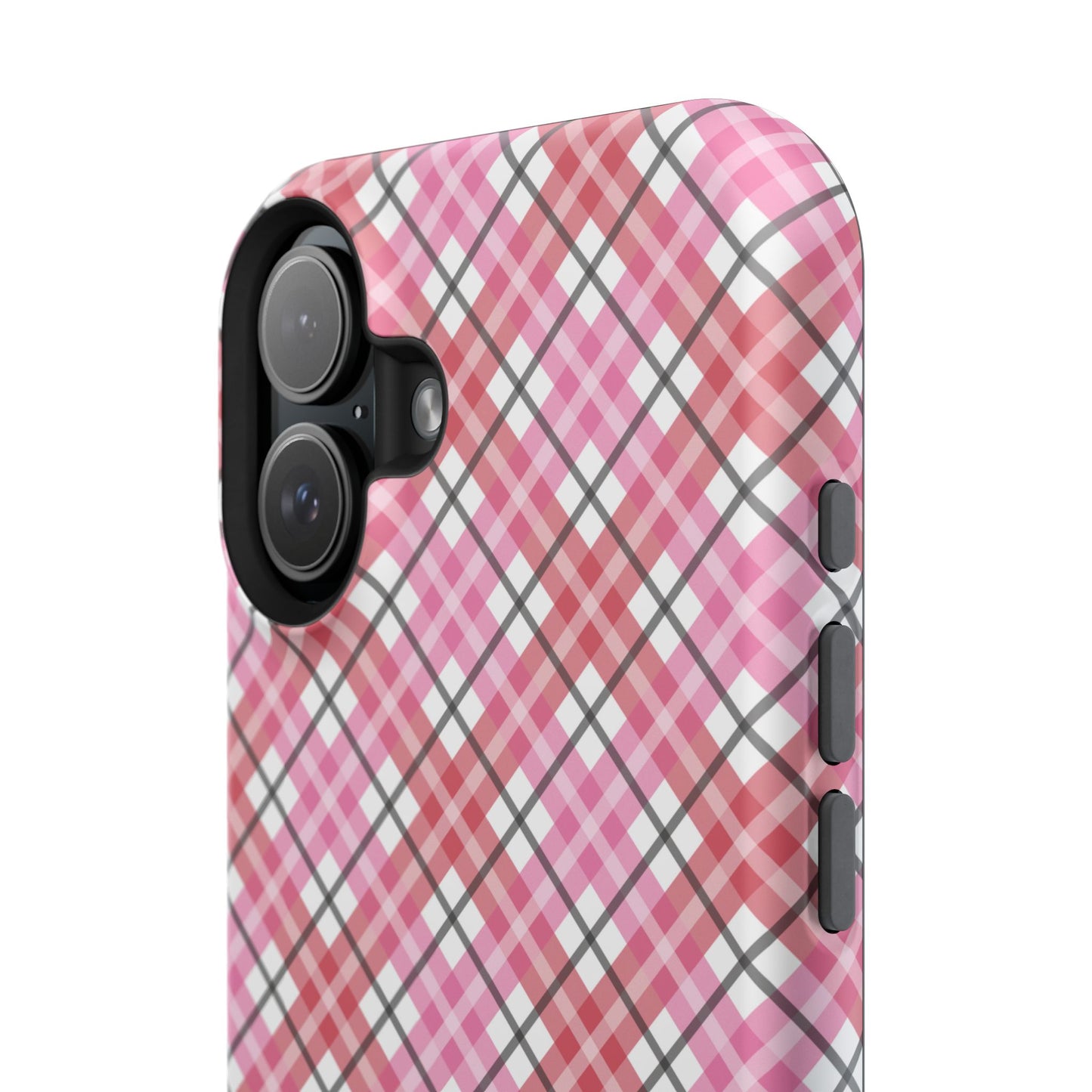 Impact-Resistant Phone Case - Valentine Plaid