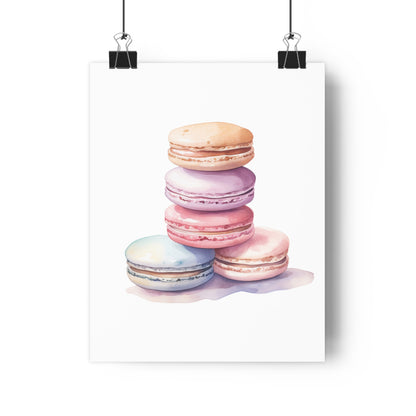 Giclée Art Print Watercolor Candy Land Macaron