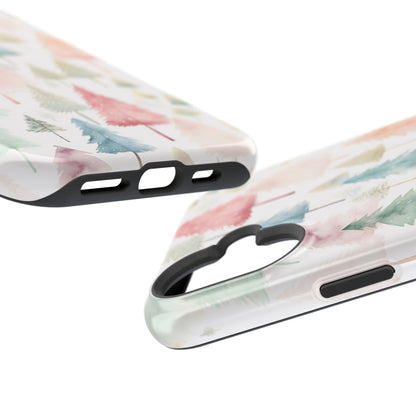 Watercolor Christmas Trees Impact-Resistant Phone Case