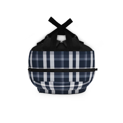 Backpack- Preppy Blue Plaid