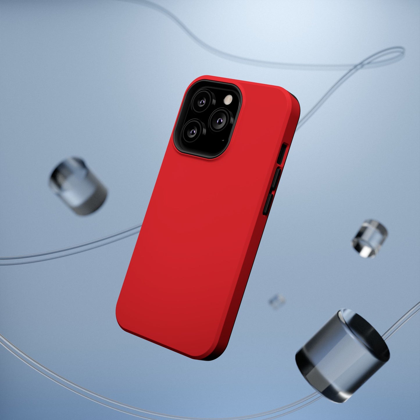 Impact-Resistant Phone Case - Lipstick Red