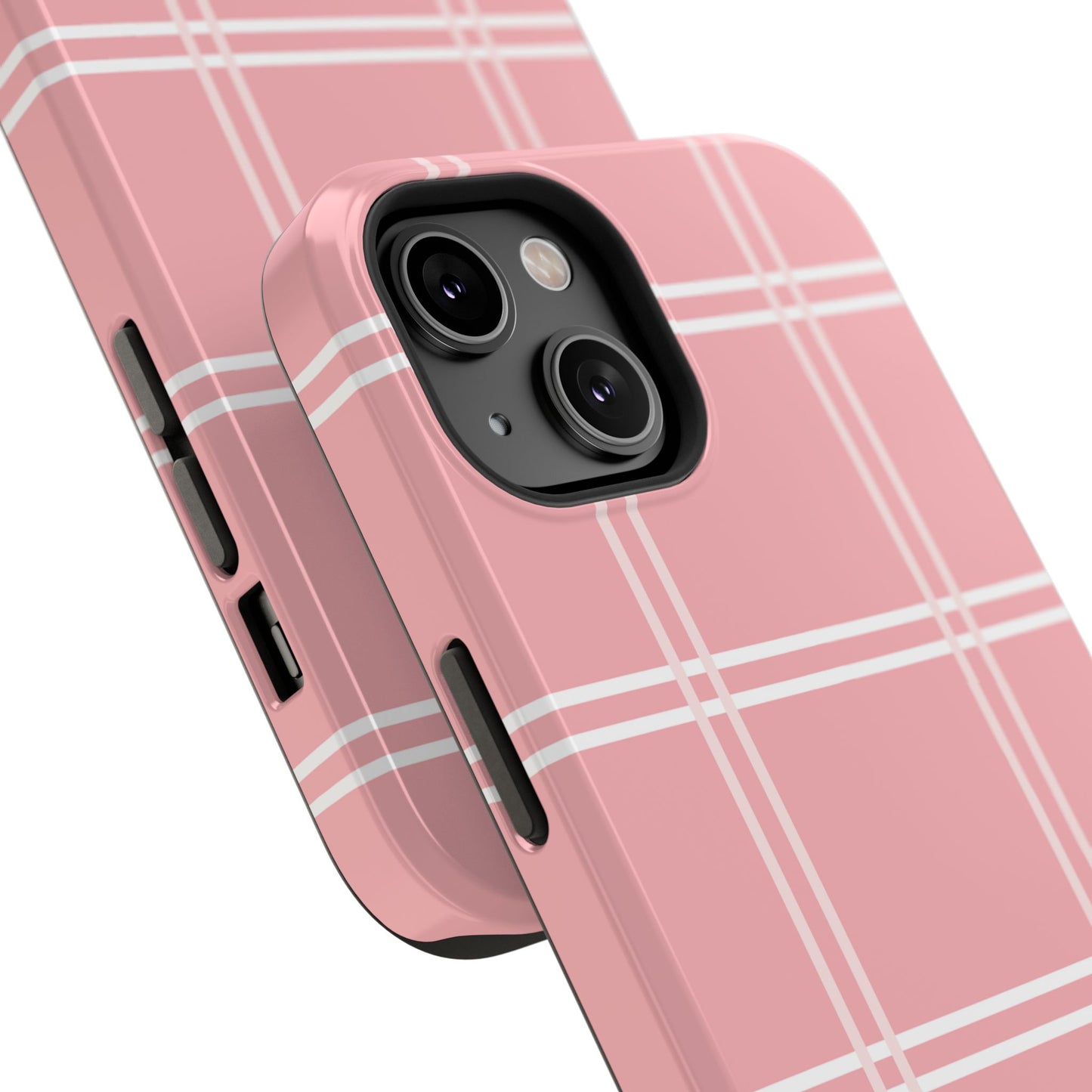 Impact-Resistant Phone Case -Girly Plaid